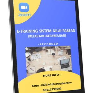 Kelas E-Training Sistem Nilai Pabean