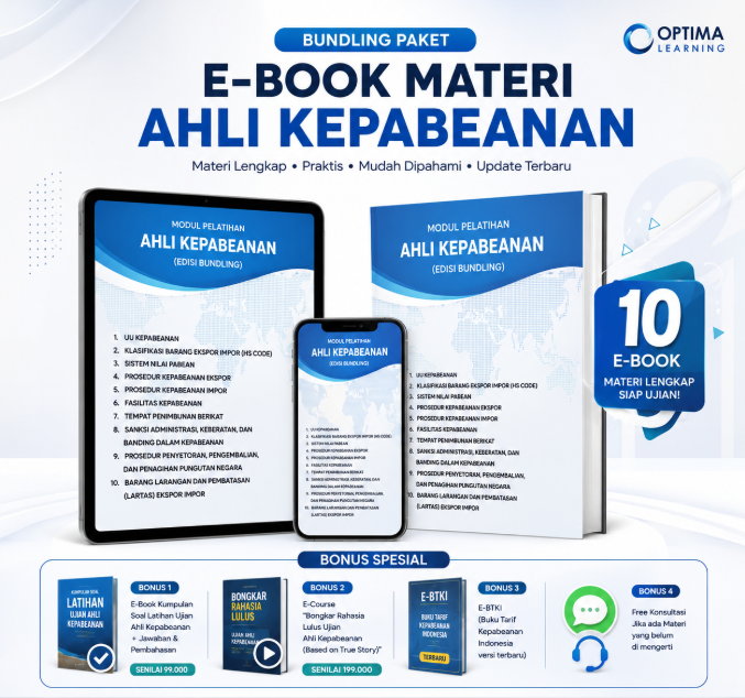 Bundling Paket E-Book Materi Ahli Kepabeanan